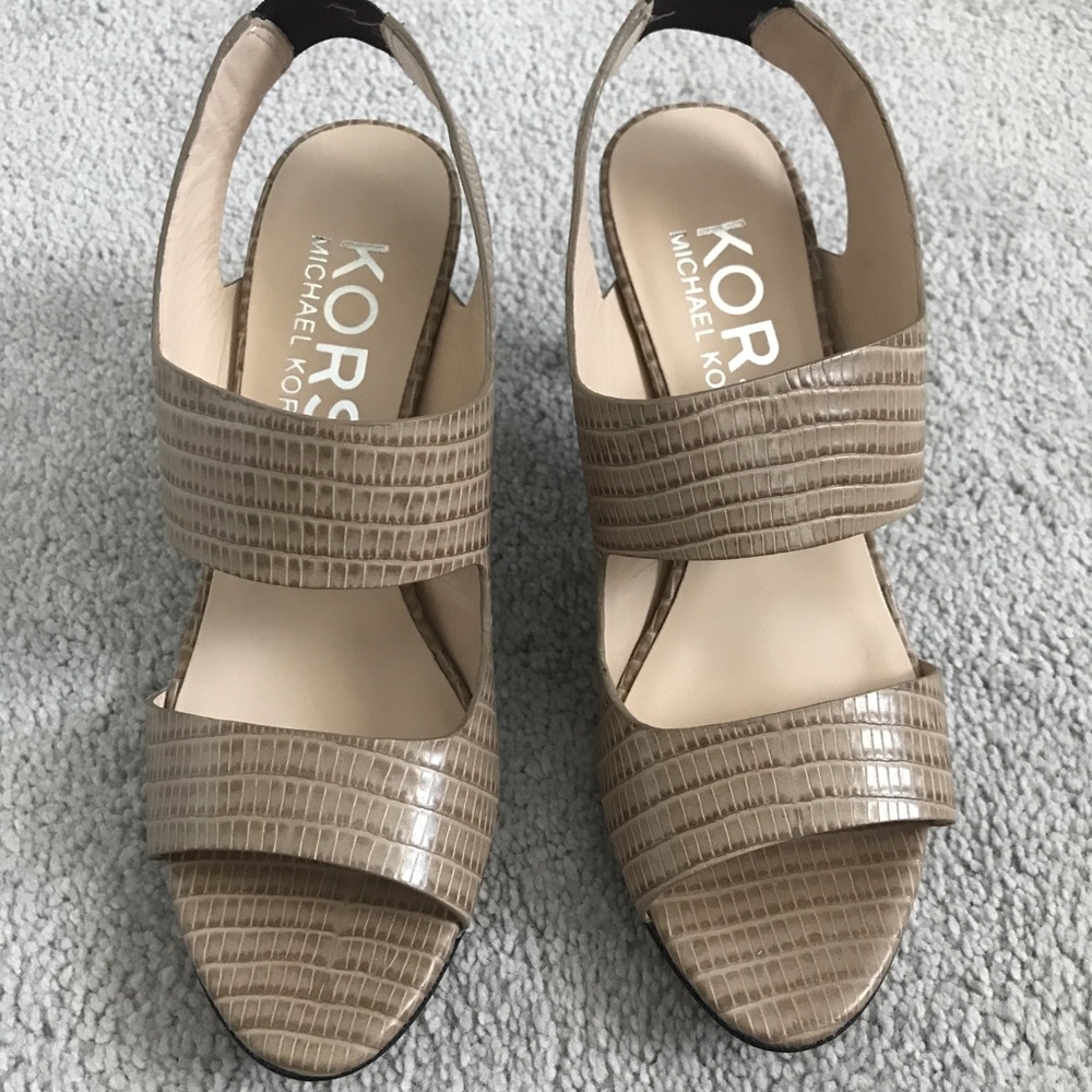 Michael Kors Princeton heel sandals new 6.5US